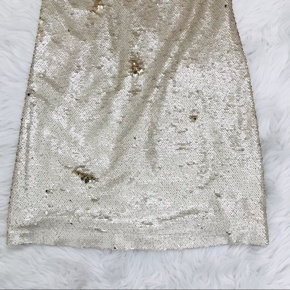 Sam Edelman Sequin Cap Sleeve Shift Dress - Picture 8 of 16